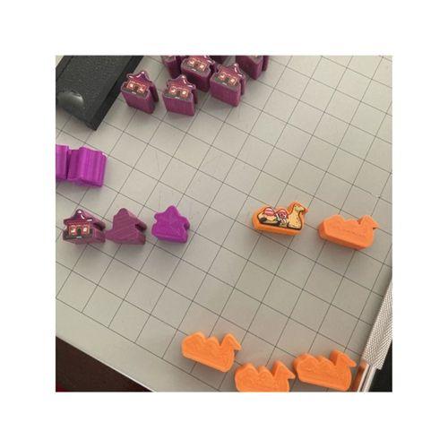 Marco Polo Yolculukları Meeple Figürleri (Bu ürün Sadece Plastik parçadır - Almadan Önce Soru Sorabilirsiniz)