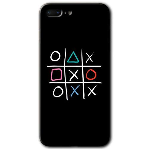 iPhone 8 Plus Kılıf Baskılı Kapak - 4K Clock + 5D Tam Kaplayan Cam