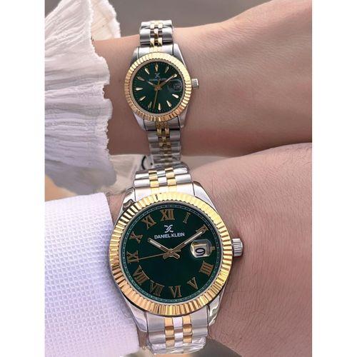 Daniel Klein Vip Seri Çelik Kordon Bileklik Hediyeli 2 Yıl Garantili 3 Atm Cift Saati CF.10030C3