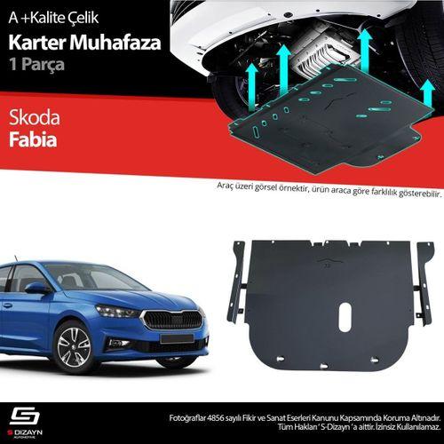 S-Dizayn Skoda Fabia Çelik Karter Muhafaza Koruma 2021 Üzeri A+ Kalite