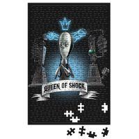 I am the Queen of Shock Wednesday Addams Puzzle 240 Parça