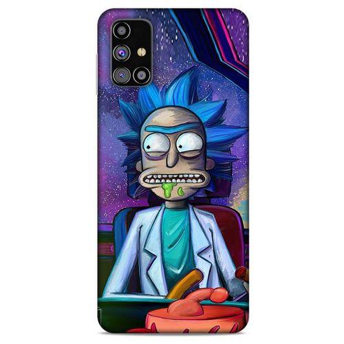 Samsung Galaxy M31s Uyumlu Kılıf Rick And Morty (45) Liquid Air Kılıf Decoy