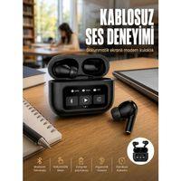 2.nesil Pro Ekranlı Sesli Görüşme Yapabilen Kablosuz Bluetooth Kulaklık Yeni Nesil