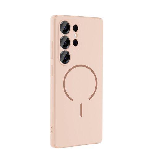 Galaxy S24 Ultra Kılıf M-safe Şarj Özellikli Zore Meta Kapak