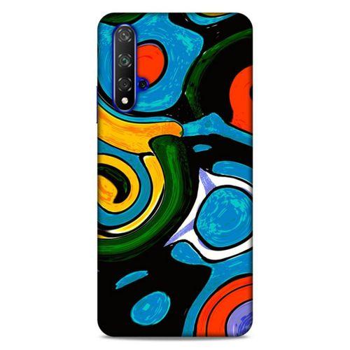 Lopard Huawei P Smart S 2020 Uyumlu Kılıf Soyut Sanat (24) Desenli Darbe Emici Kılıf