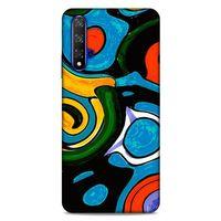 Lopard Huawei P Smart S 2020 Uyumlu Kılıf Soyut Sanat (24) Desenli Darbe Emici Kılıf