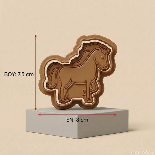 3Lü Sevimli Midilli Hamur Şekillendirici Kurabiye Kalıbı Oyun Hamuru Kalıbı 8 cm