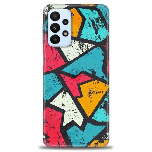 Samsung Galaxy A23 4G Kılıf HD Baskılı Kılıf - Grafiti + Tam Ekran Koruyucu