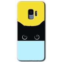 Samsung Galaxy S9 Kılıf HD Desen Baskılı Arka Kapak - Kara-Kedi