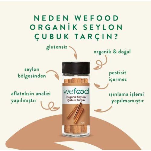 Wefood Organik Seylon Tarçın Çubuk 20 Gr