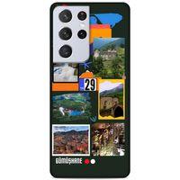 Lopard Samsung Galaxy S21 Ultra Uyumlu Kılıf Şehirli ※ (29) Gümüşhane Arka Koruma Kılıfı