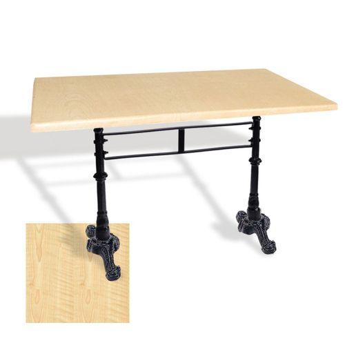 Dockers Çipa 3002 Döküm Ayak Masa 80x120 cm - (Werzalit, Wermodin ve Allzalit Tabla) - Akçaağaç