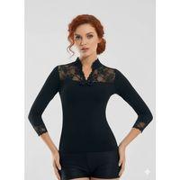 Geniş Dantelli Patlı Uzun Kollu Elestan Bluz  2176