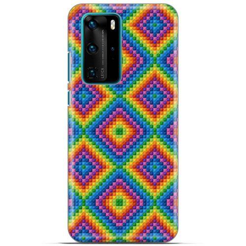 Lopard Huawei P40 Pro Uyumlu Kılıf BloX (2) Kabı Karışık Çok Renkli