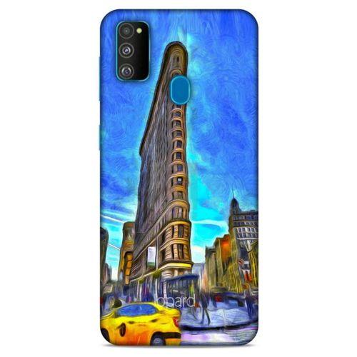 Samsung Galaxy M30s Kılıf Dünya Mimarisi (7) Telefon Kılıfı Flat Iron New York