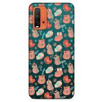 Lopard Xiaomi Redmi Note 9 4g Uyumlu Kılıf Baykuşlar (21) Koruyucu Kapak