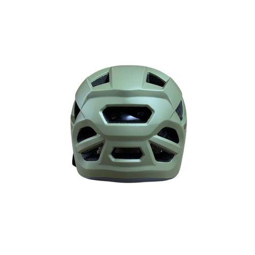 Kask Yetişkin Asistan Mat Yeşil-Mavi Large