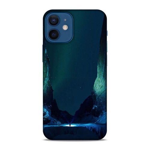 Lopard Apple iPhone 12 Mini Uyumlu Kılıf Gece'S (13) Silikon Kap Yeşil