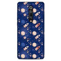Xiaomi Redmi K20 Uyumlu Kılıf Mavi Delisi (30) Silicone Case Galaksi