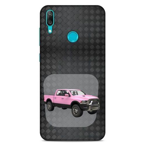 Lopard Huawei Y7 2019 Uyumlu Kılıf PickUpX (23) Ultra Koruma Kılıfı Şeker Pembe