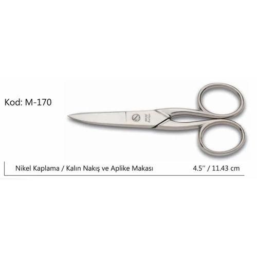 Europe Kalın Nakış Makası Süper Kalite No:4.5 11,43 Cm