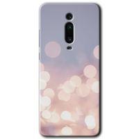 Xiaomi Mi 9T HD Baskılı Kılıf + 9D Tam Ekran Koruyucu - Blur Lights