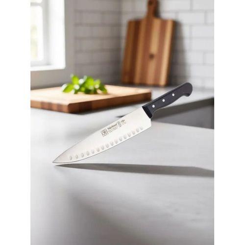 Sürbisa 61090 Oluklu Sürmene Şef Bıçağı Pimli Sap 22 Cm