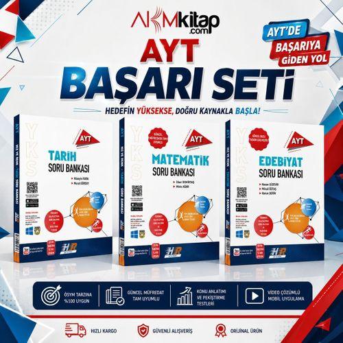 Hız ve Renk AYT Matematik Edebiyat ve Tarih Soru Bankası Seti 3 Kitap