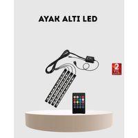 Rgb Araç İçi Led Aydınlatma 12v 48 Led Müzik Kontrollü 4 Şerit Set