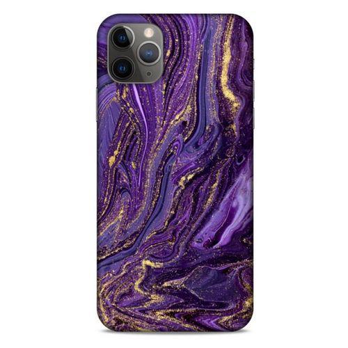 Apple Iphone 11 Pro Max Uyumlu Kılıf Mor Delisi (3) Kapak Kumlu