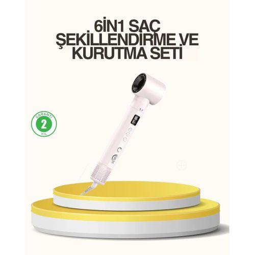 Motorlu Lcd Ekranlı Saç Şekillendirme Seti