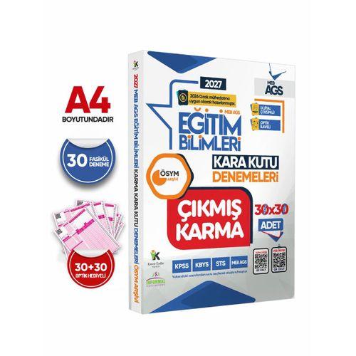 2027 MEB-AGS Ocak Müfredatı Eğitim Bilimleri ÖSYM Çıkmış Karma Kara Kutu 30x30 Deneme Paketi Çözümlü