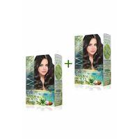2 Paket Natural Beauty Amonyaksız Saç Boyası 7.1 Küllü Kumral