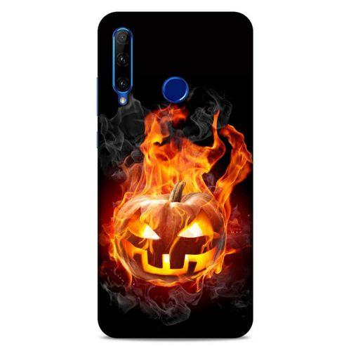Lopard Huawei Y6P Uyumlu Kılıf FireX (21) Koruyucu Kapak Halloween