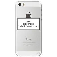 Iphone 5 Kılıf HD Yazı Baskılı Silikon Arka Kapak - Yazı 13