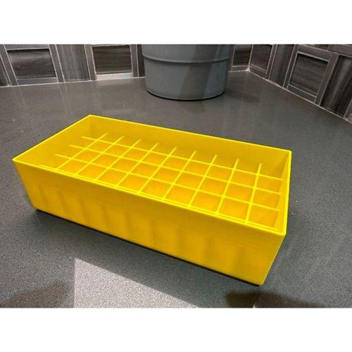 5x10 Peptit Depolama Kutusu 17mm Yuvalı 52 Mm Yükseklik 4 Mm Gömülü Kapak 41mm İç Yükseklik Sadece Kutusu (Bu ürün Sadece Plastik parçadır - Almadan Ö