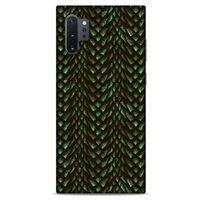 Samsung Galaxy Note 10 Plus Kılıf Dragons (3) Kapak Ejderha Cilt Yeşil