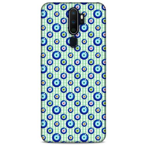 Nazarium (21) Desenli Silikon Kapak Oppo A9 2020 Kılıf