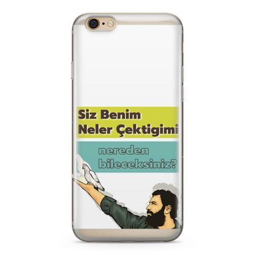 Apple iPhone 6 6s Kılıf Caps Ahmet Kaya Arka Kapak Koruma Desenli Full Koruyucu