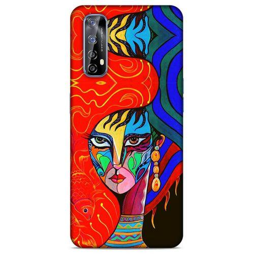 Lopard Huawei P Smart 2021 Uyumlu Kılıf Sürreal Yüzler ♀ (10) Full Koruma Kılıfı Desenli