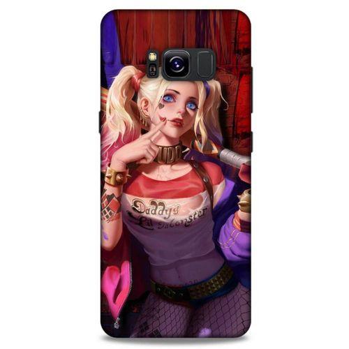 Samsung Galaxy S8 Uyumlu Kılıf Harley Quinn (21) Koruyucu Kapak Kırmızı