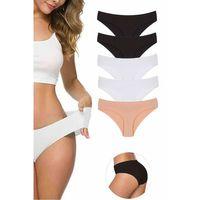 5 Adet Kadın Dikişsiz Lazer Kesim Esnek İz yapmayan Külot S4