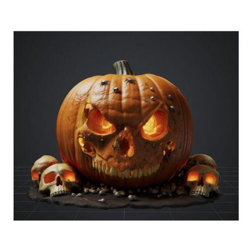 Cadılar Bayramı Balkabağı (Bu ürün Sadece Plastik parçadır - Almadan Önce Soru Sorabilirsiniz)