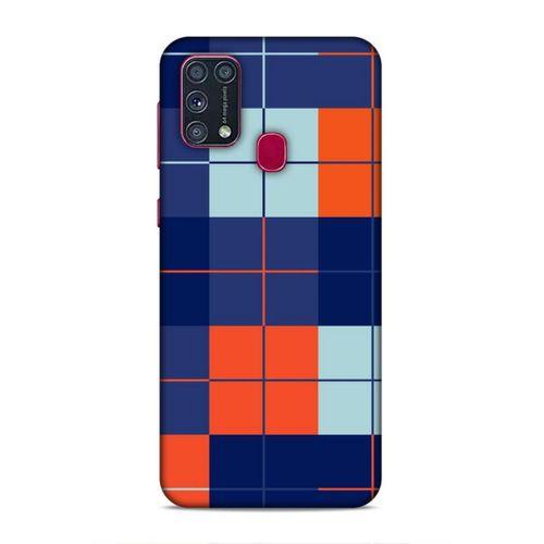 Samsung Galaxy M31 Uyumlu Kılıf Insomnia (23) Ultra Koruma Kılıfı Kırmızı Lacivert