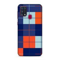 Samsung Galaxy M31 Uyumlu Kılıf Insomnia (23) Ultra Koruma Kılıfı Kırmızı Lacivert