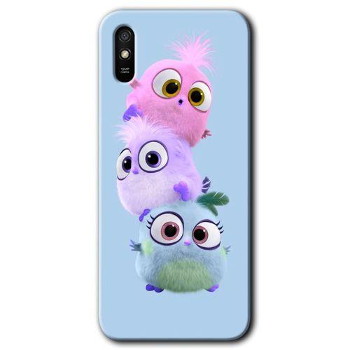 Xiaomi Redmi 9A HD Baskılı Kılıf + 9D Tam Ekran Koruyucu - Puffy