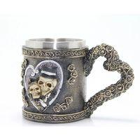 Paslanmaz Çelik Kalpli Kupa Bardak Alk1017