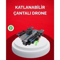 Katlanabilir Drone 1080p Kamera 0-100m Uçuş Mesafeli