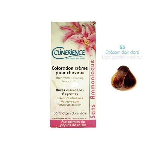 Clinerience Saç Boyası 53 - Açık Altın Kestanesi