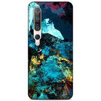 Lopard Xiaomi Mi 10 Pro Uyumlu Kılıf Soyut Sanat (40) Desenli Fit Silikon Kılıf